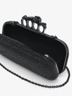 Clutch The Knuckle lunga da Donna in Nero