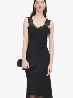 Clutch The Knuckle lunga da Donna in Nero