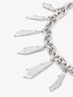Collana effetto specchio da Donna in Finitura argento