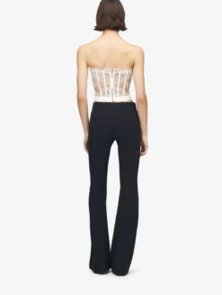 Corsetto in Pizzo da Donna in Bianco