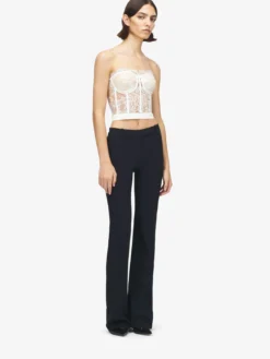 Corsetto in Pizzo da Donna in Bianco