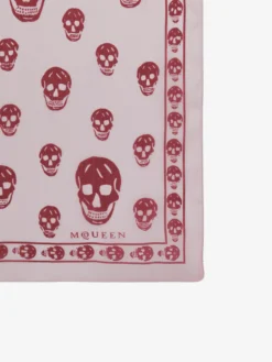 Foulard Skull classico da Donna in Rosa