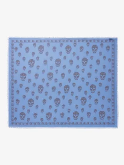 Foulard Skull classico da Uomo in Blu