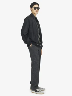 Giacca Skull jacquard da Uomo in Nero