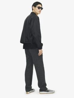 Giacca Skull jacquard da Uomo in Nero