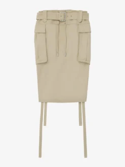 Gonna midi cargo da Donna in Beige