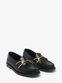 Mocassini Wishbone da Donna in Nero