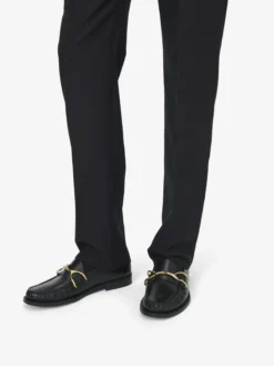 Mocassini Wishbone da Uomo in Nero