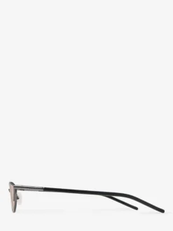 Occhiali da sole cat-eye sottili con T-Bar da Donna in Arancio Bruciato