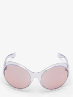 Occhiali da sole Kate rotondi in Rosa