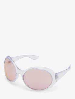 Occhiali da sole Kate rotondi in Rosa