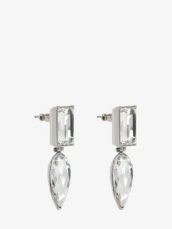 Orecchini Cocktail da Donna in Finitura argento