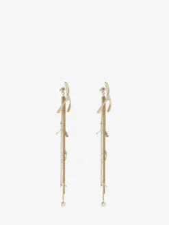 Orecchini Wishbone da Donna in Finitura oro pallido