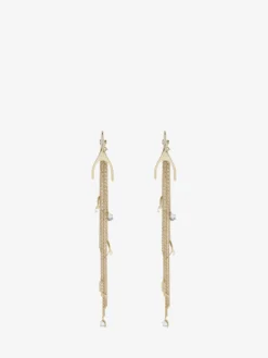 Orecchini Wishbone da Donna in Finitura oro pallido