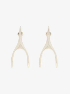Orecchini Wishbone da Donna in Finitura oro pallido