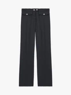 Pantaloni a gamba dritta da Donna in Blu Navy