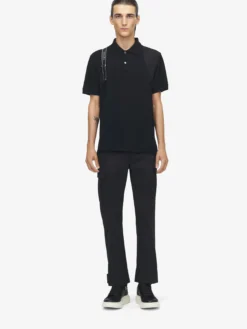 Pantaloni cargo da Uomo in Nero