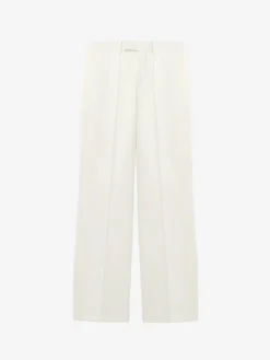 Pantaloni da sera a gamba ampia da Uomo in Avorio