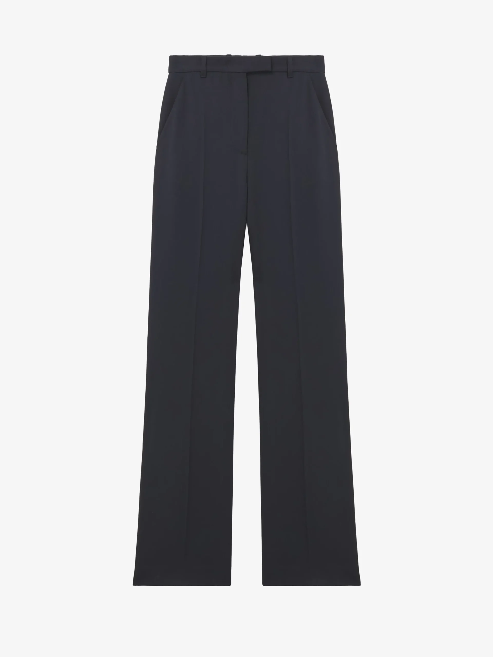 Pantaloni sartoriali a vita alta da Donna in Indaco
