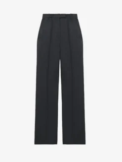 Pantaloni sartoriali a vita alta da Donna in Nero