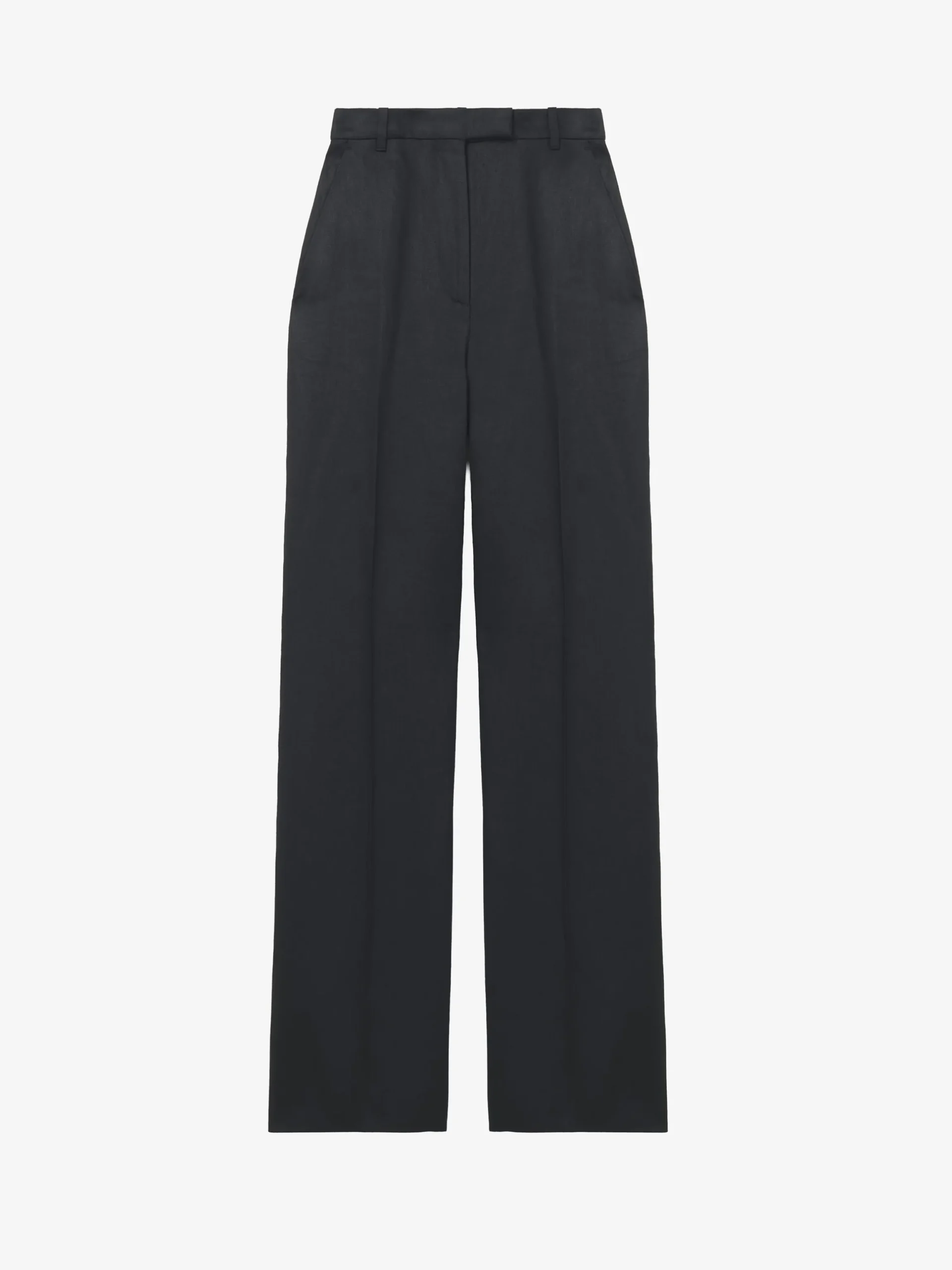 Pantaloni sartoriali a vita alta da Donna in Nero