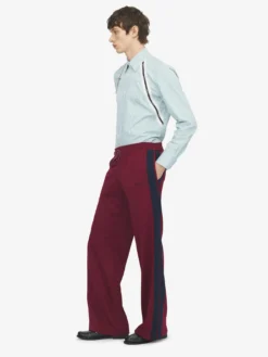 Pantaloni sportivi con logo McQueen da Uomo in Rosso