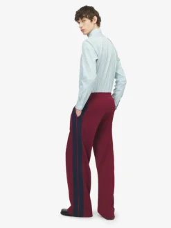 Pantaloni sportivi con logo McQueen da Uomo in Rosso