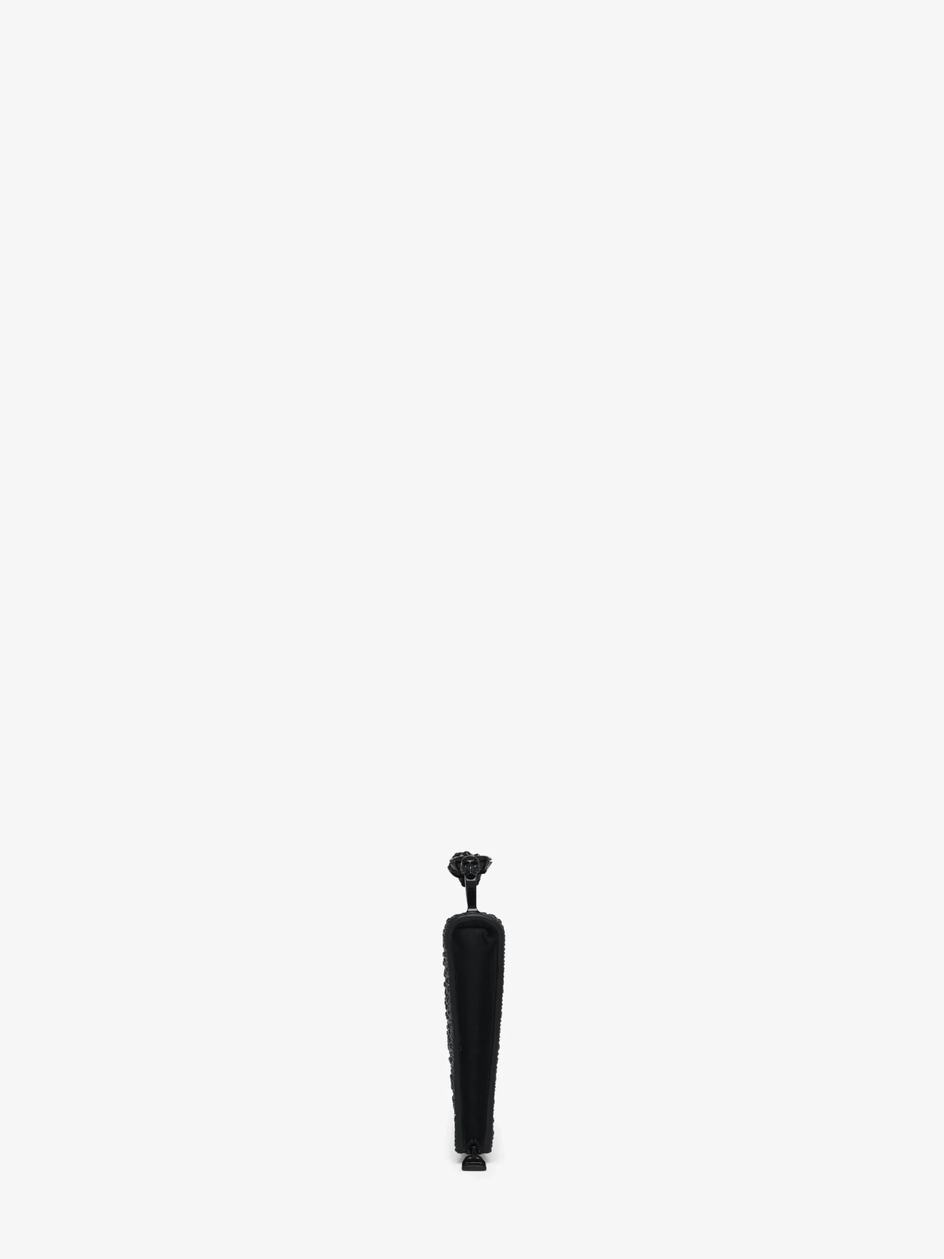 Pochette piatta Knuckle da Donna in Nero