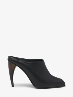 Sandali con tacco a corno da Donna in Nero