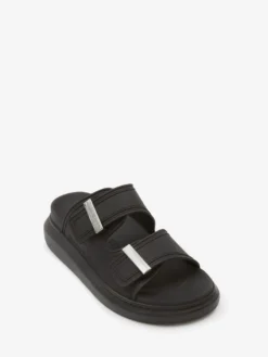 Sandali Hybrid da Donna in Nero/Argento
