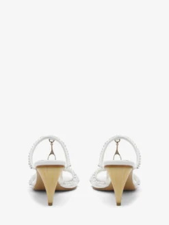 Sandali Rosa da Donna in Bianco