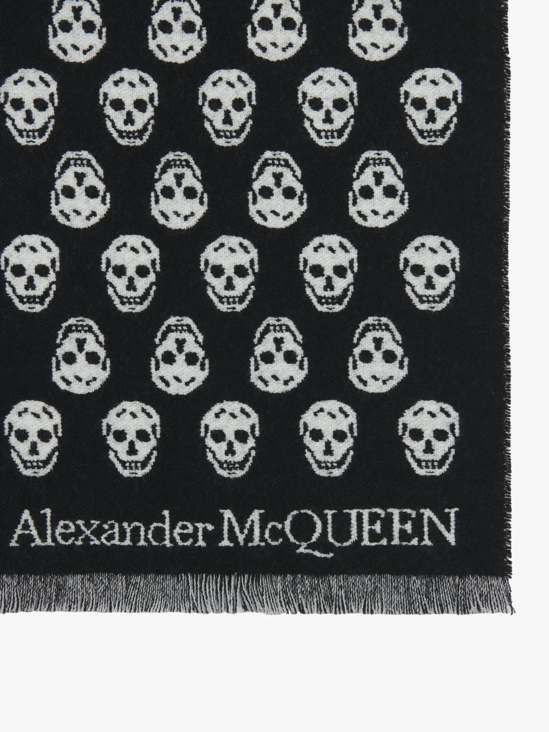 Sciarpa Skull da Donna in Nero