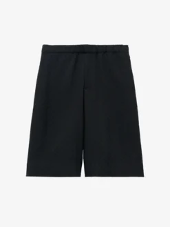 Shorts con motivo Skull in jacquard da Uomo in Nero