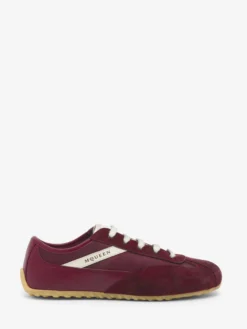 Sneaker Boxe da Donna in Rosso Rubino