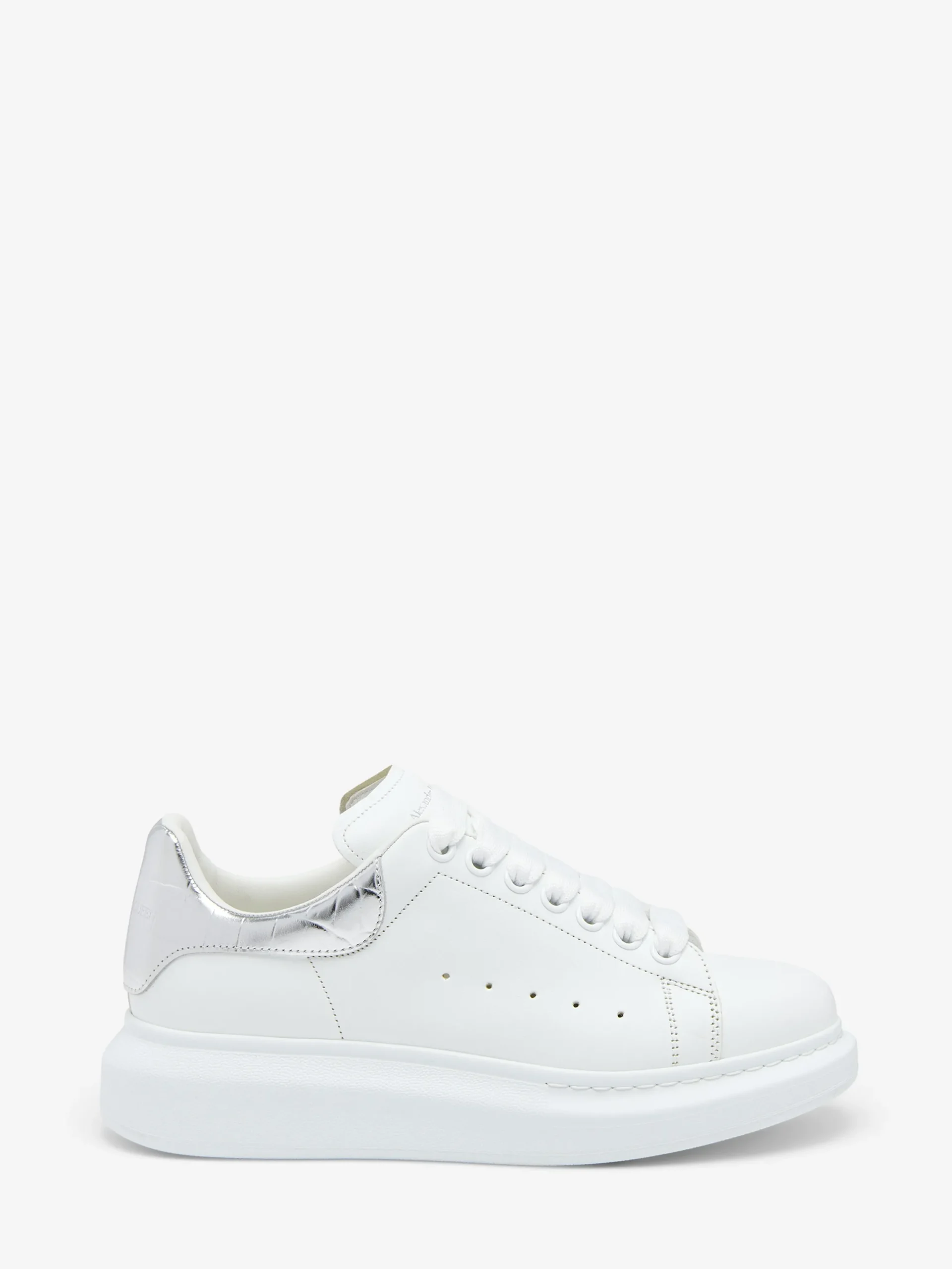 Sneaker oversize da Donna in Bianco/Argento