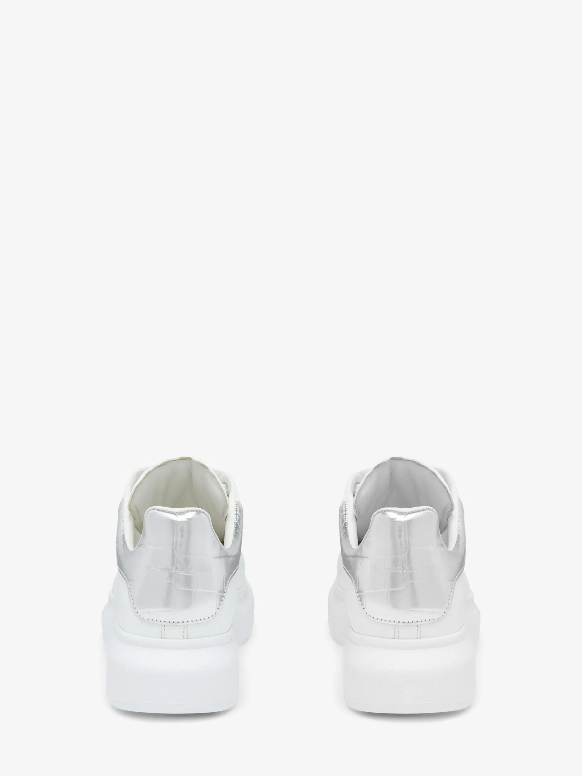 Sneaker oversize da Donna in Bianco/Argento