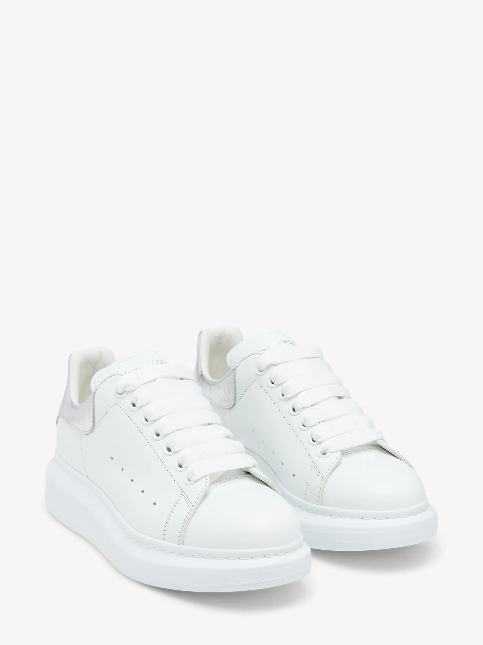 Sneaker oversize da Donna in Bianco/Argento