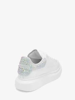 Sneaker Oversize da Donna in Bianco/Argento