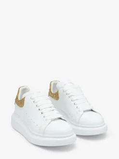 Sneaker oversize da Donna in Bianco/Oro