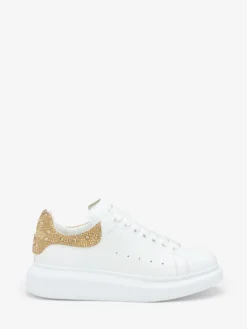 Sneaker oversize da Donna in Bianco/Oro