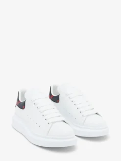 Sneaker Oversize da Uomo in Bianco/Rosso