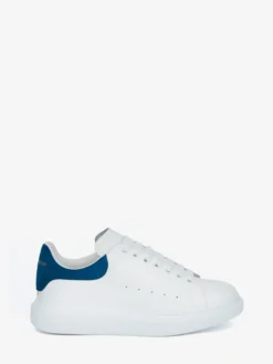 Sneaker Oversize da Uomo in Bianco/Blu Avio