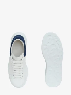 Sneaker Oversize da Uomo in Bianco/Blu Avio