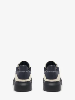 Sneaker Oversize da Uomo in Crema/Blu navy