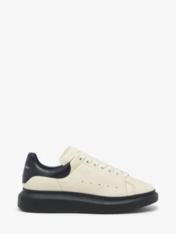 Sneaker Oversize da Uomo in Crema/Blu navy