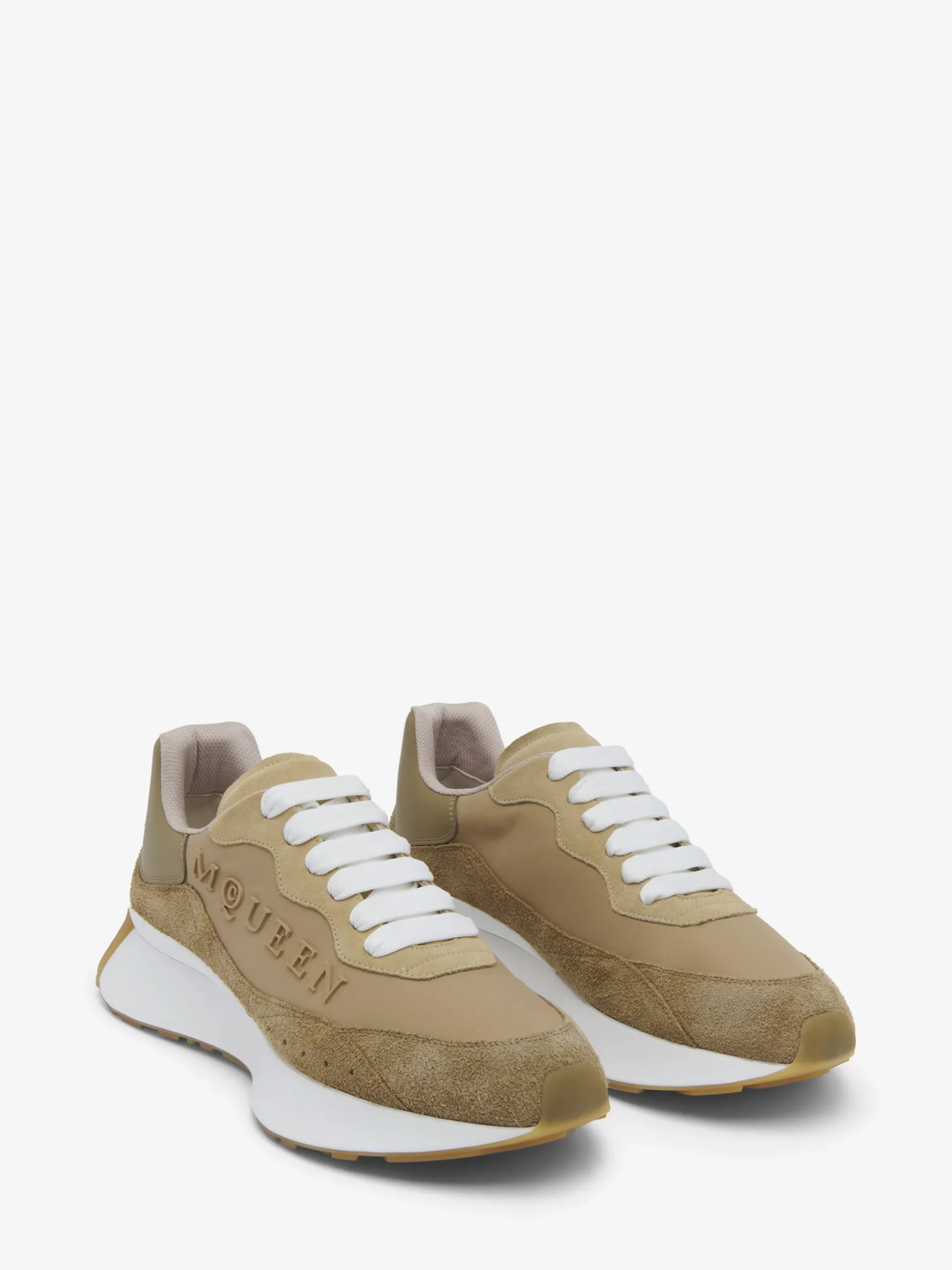 Sneaker Sprint Runner da Uomo in Beige