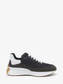 Sneaker Sprint Runner da Uomo in Grigio Scuro/Bianco