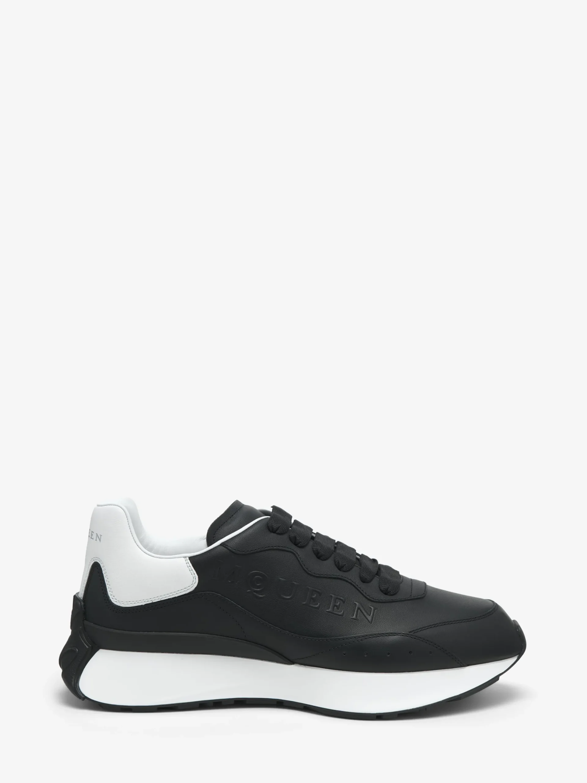 Sneaker Sprint Runner McQueen da Uomo in Nero/Bianco