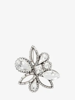 Spilla Chandelier da Donna in Finitura argento anticato