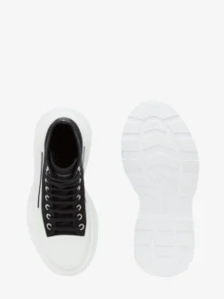 Stivaletti Tread Slick da Donna in Nero/Bianco